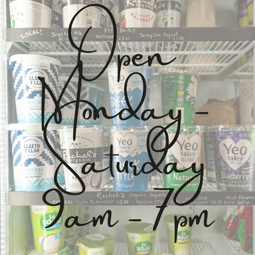 A change in opening hours!

9am- 7pm Monday - Saturday 

We hope this is still convenient enough for you all

Diolch :D