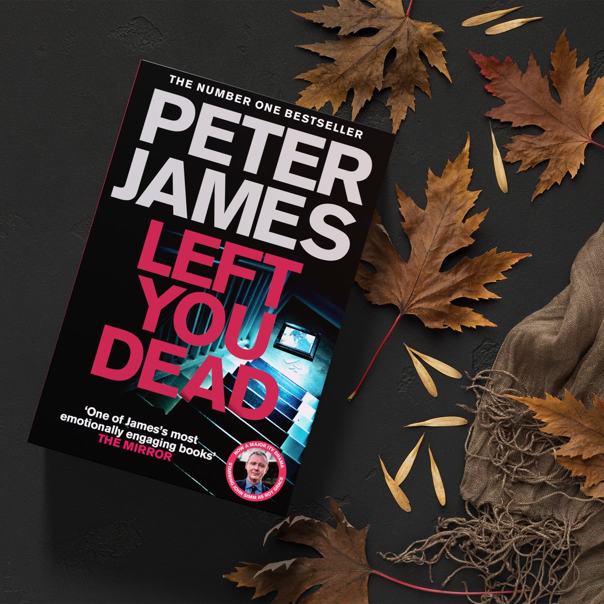 peterjamesuk's tweet photo. If you’re looking for an #autumn read to cosy up with as the colder weather approaches, the paperback of my latest #RoyGrace novel #LeftYouDead is out now! You can get your copy here: https://t.co/R13b11BuIO https://t.co/EmY4d20eDu