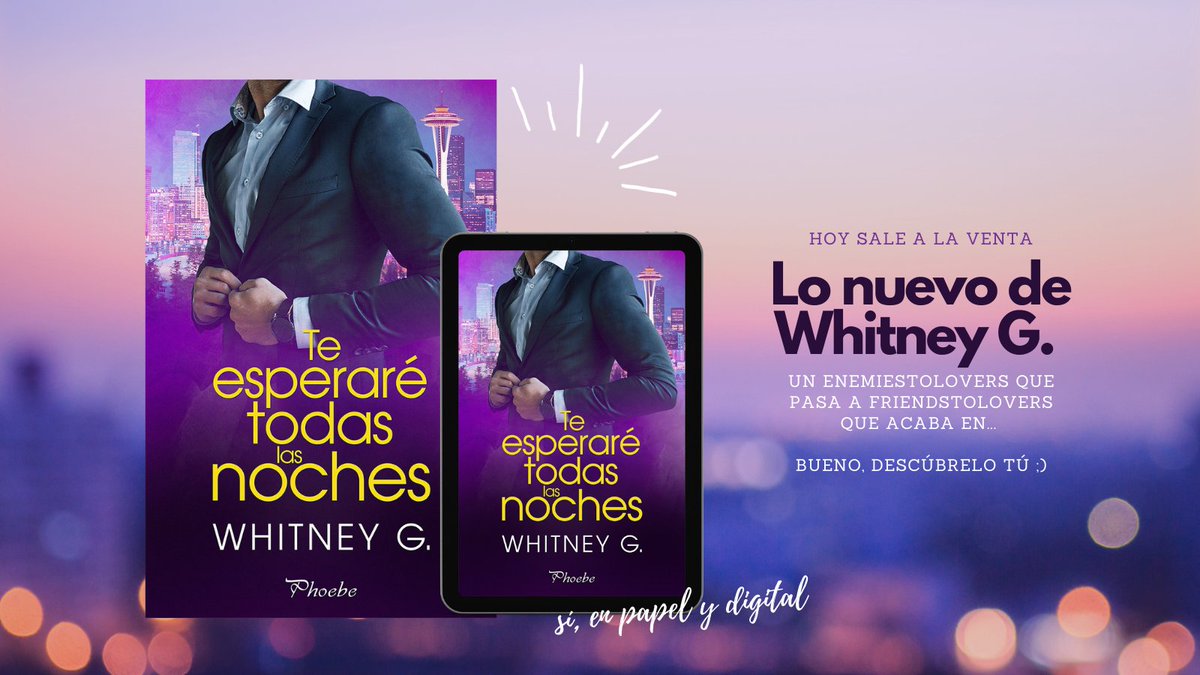 Phoebe Romántica (@phoeberomantica) on Twitter photo ✨ SUENAN CAMPANAS DE JÚBILO ✨
Hoy el día es un poco más brillante. Porque por fin tenemos la posiblidad de disfrutar de una de las mejores obras de <a href="/__WhitneyG__/">💞WhitneyG💎♍️</a> . Te esperaré todas las noches es MARAVILLOSA 💜
¿No nos crees? Primeros caps aquí 👇
edicionespamies.com/producto/te-es… ✨ SUENAN CAMPANAS DE JÚBILO ✨
Hoy el día es un poco más brillante. Porque por fin tenemos la posiblidad de disfrutar de una de las mejores obras de <a href="/__WhitneyG__/">💞WhitneyG💎♍️</a> . Te esperaré todas las noches es MARAVILLOSA 💜
¿No nos crees? Primeros caps aquí 👇
edicionespamies.com/producto/te-es…