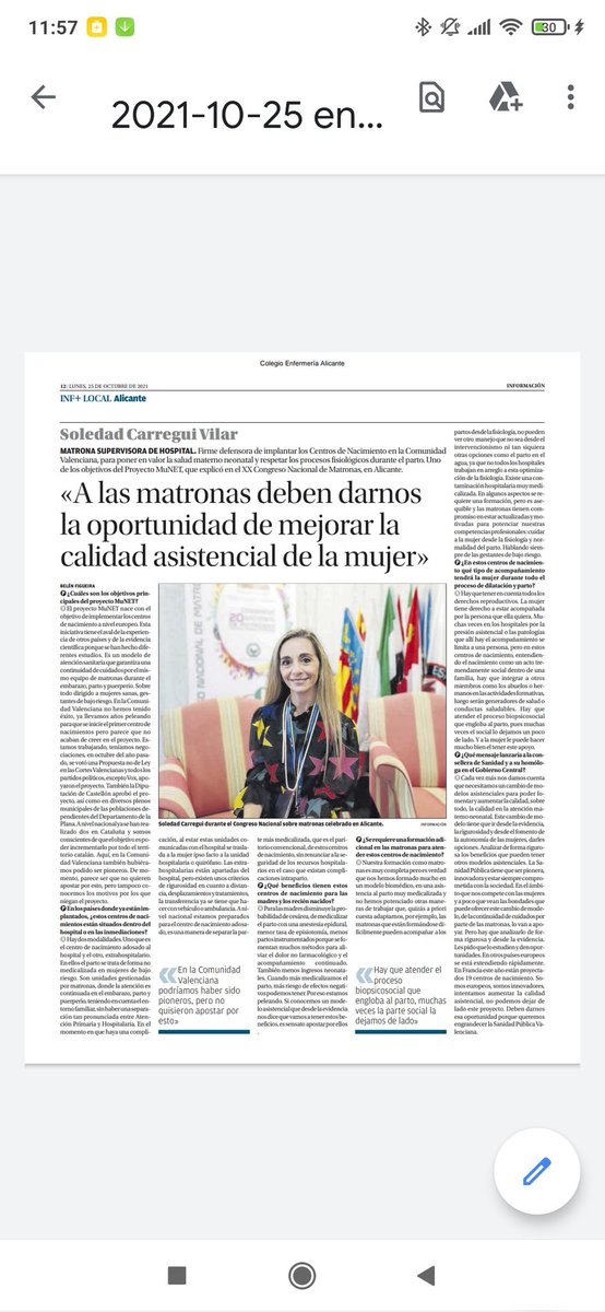 Es posible un nuevo cambio que mejore la asistencia a partos de bajo riesgo!! Lástima que en la CV, los políticos no crean en ello! 😔