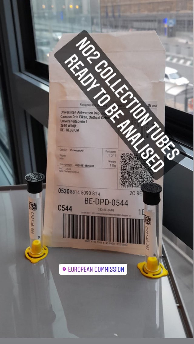 EU4BE's tweet photo. 👋🏻 Bye Bye les collecteurs de NO2 de @curieuzenair. En route pour le labo pour les analyses.

Les résultats seront disponibles en Février 2022

#AirQuality https://t.co/B4CdDPwn7E