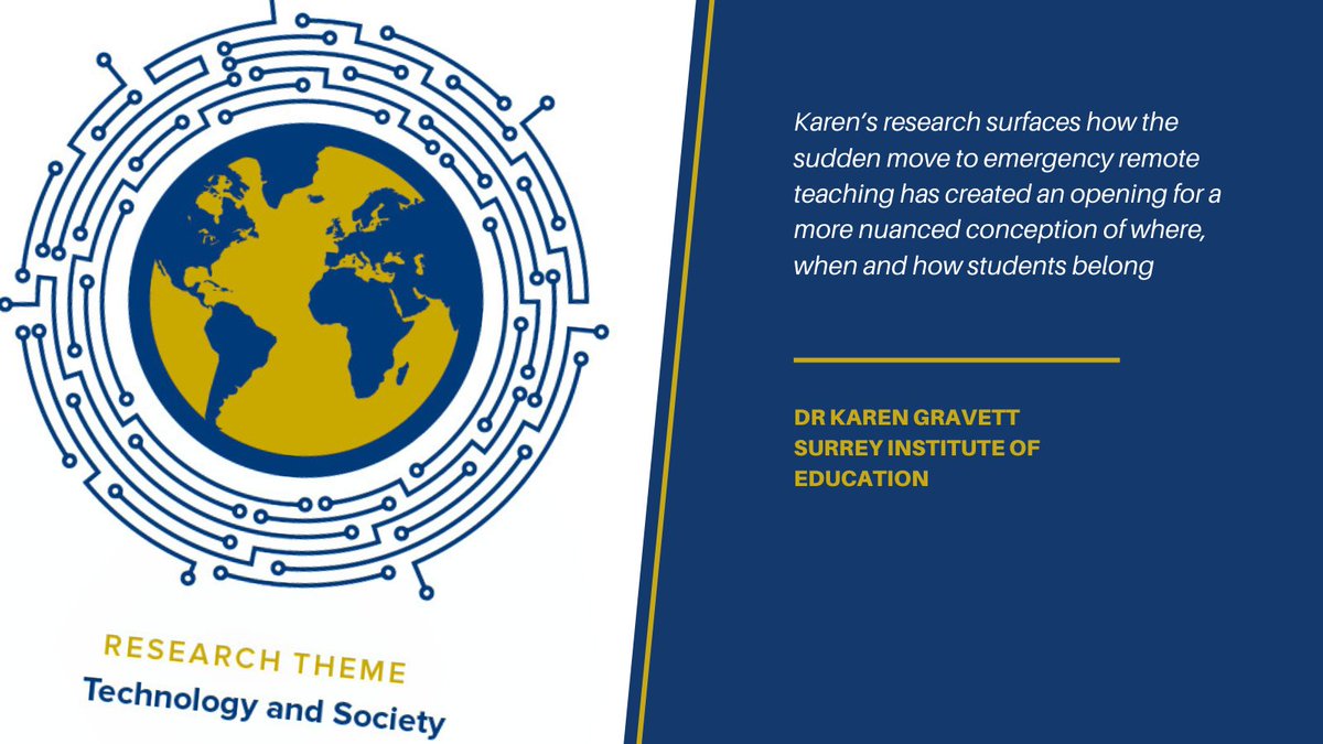Technology and Society at Surrey (@techsocsurrey) on Twitter photo Last week we published new research on #digital #tech & #education in terms of #student engagement & belonging. What has this turn to tech meant in times of #COVID19 & #Universities during a #pandemic? @k_gravett of <a href="/SurreyIoE/">Surrey Institute of Education</a> writes....... blogs.surrey.ac.uk/technology-and… Last week we published new research on #digital #tech & #education in terms of #student engagement & belonging. What has this turn to tech meant in times of #COVID19 & #Universities during a #pandemic? @k_gravett of <a href="/SurreyIoE/">Surrey Institute of Education</a> writes....... blogs.surrey.ac.uk/technology-and…