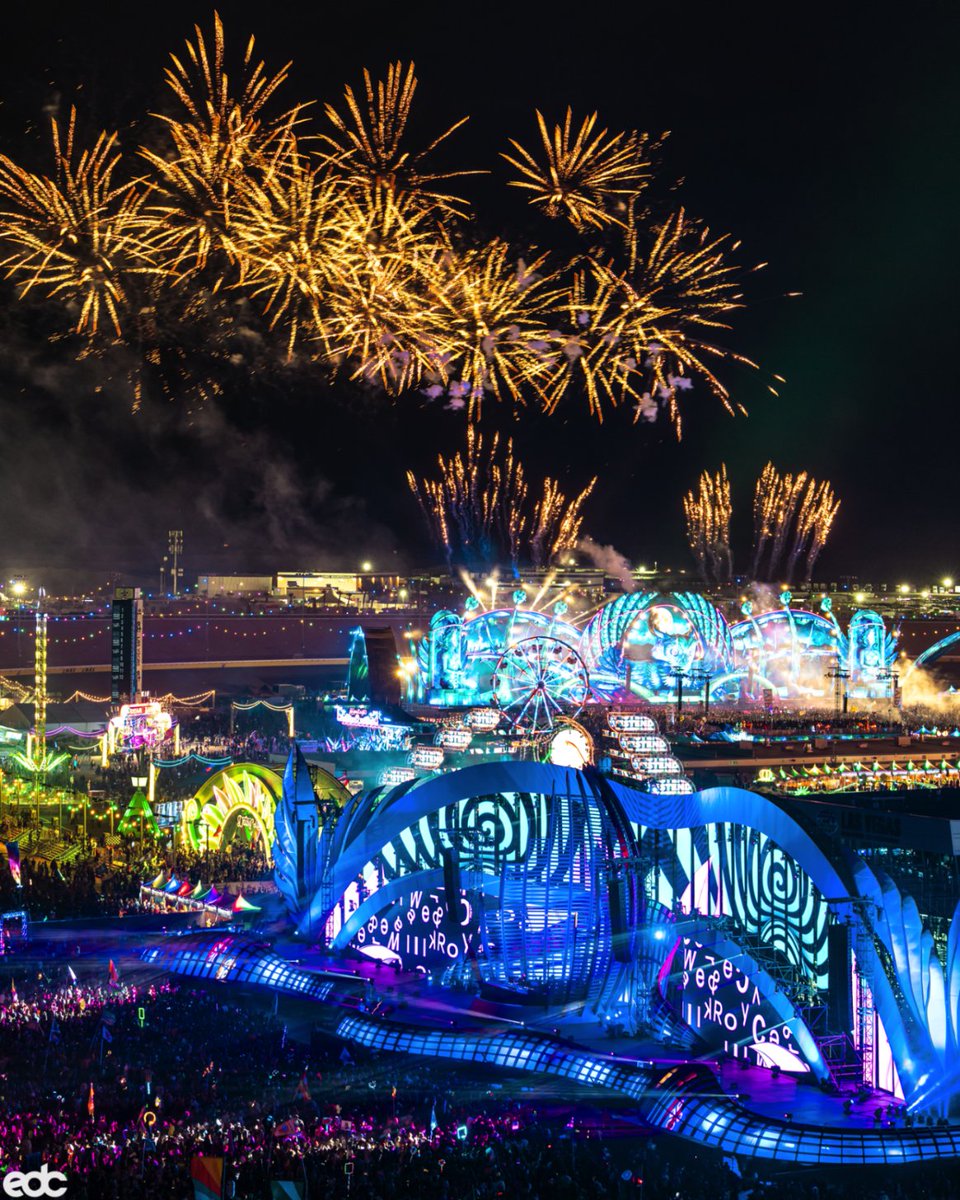 Let the music bring you higher.🎆✨ #EDCLV2021 #25YearCelebration