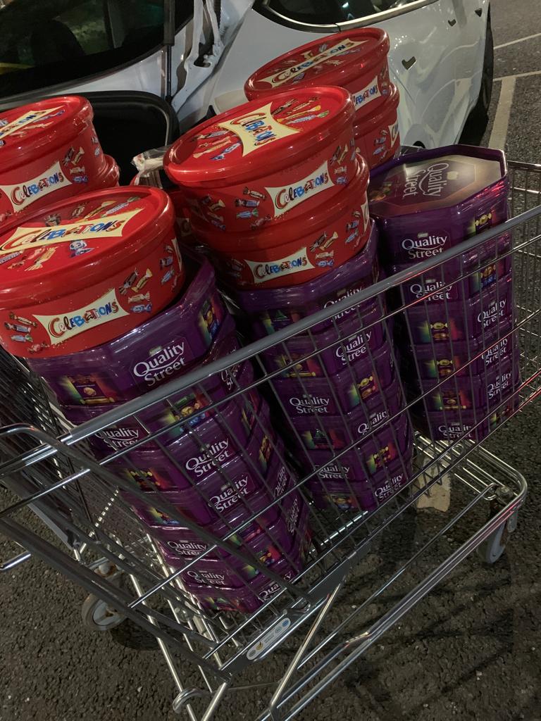 SVPdesignprint's tweet photo. Christmas has well and truly taken over the SVP office! 🌟

Any guesses what all this chocolate could be for? 👇

#Christmas #Print #Leicester #OfficeFun https://t.co/7tPSxlTqCg