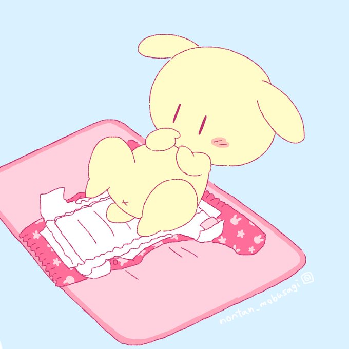 おむつとカバーあてましょうね 