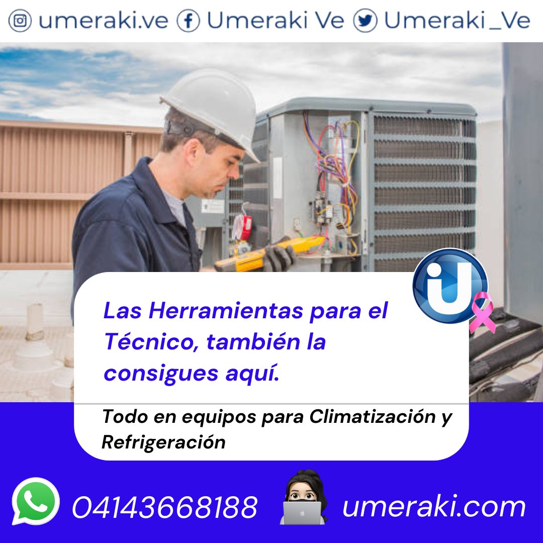 Si eres técnico en #AireAcondicionados y necesitas las #herramientas adecuadas, variedad y distintas marcas; te acosejamos que consultes con nosotros accediendo de manera directa a través de tu red favorita... un Asesor de ventas estará listo para atenderte. #caracas #venezuela