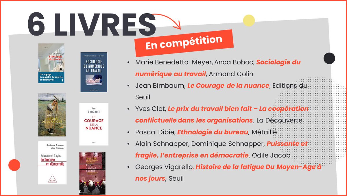 [SAVE THE DATE] Le Prix Afci du livre est de retour ! comme chaque année un ouvrage, parmi les 6 en compétition sera distingué lors d’une soirée qui aura lieu le 25 novembre 2021  à Paris, en présence de l’auteur lauréat.
Inscrivez-vous dès maintenant ! bit.ly/3CeNdk3