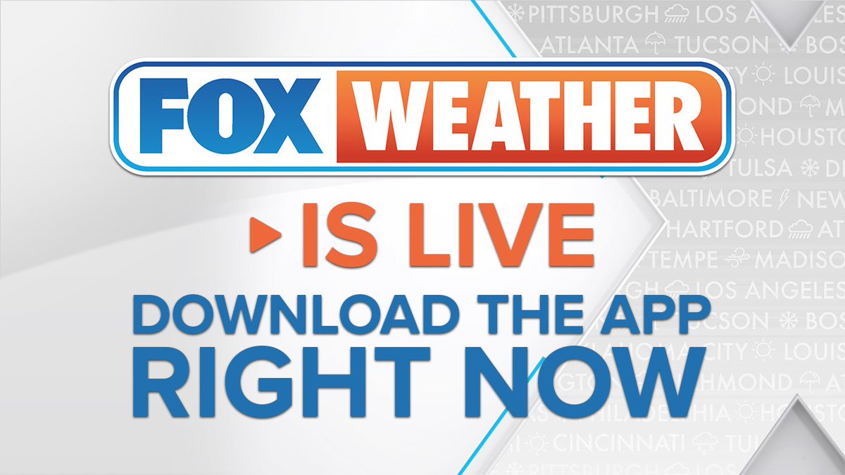 We are live! Download the free app today. foxweather.com/app