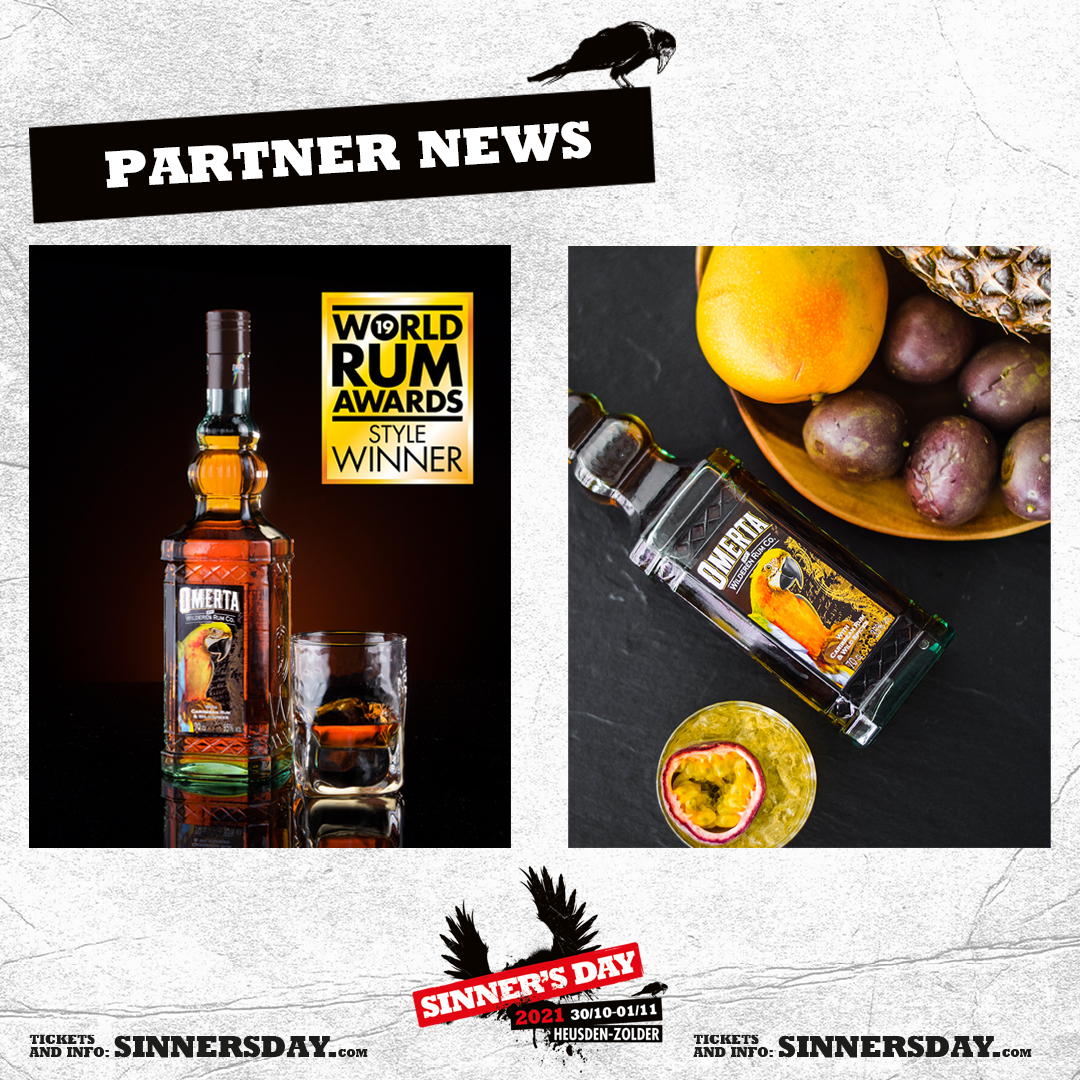 𝗣𝗮𝗿𝘁𝗻𝗲𝗿 𝗶𝗻 𝘁𝗵𝗲 𝗽𝗶𝗰𝘁𝘂𝗿𝗲

Try our Dark &amp; Stormy cocktail by <a href="/omertarum/">Omerta Rum</a>!

This dark Rum-Liqueur is a unique blend of an imported five year old Jamaican Rum, Wilderen's own distillate...and a bit of Omerta.

Who's excited? 🖤

#SD21 #sinnersday #wilderen