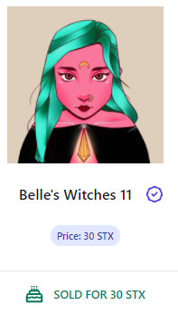 ArtOnStacks's tweet image. Happy Monday! 🤗

#ZombieWabbits floor is at 999 STX &amp;amp; volume nearing 20K STX 🤠

#StacksPops are going strong at a volume of 16K 😎

1700+ #BellesWitches minted and 3200+ in volume 🤩

@MandalaBtc  has a floor of 25STX &amp;amp; over 10K in volume 🥳

More at stacksart.com