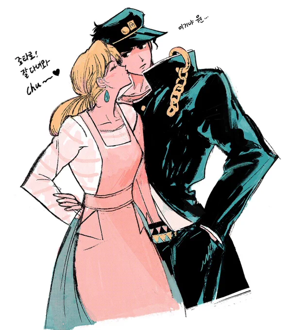 죠타로 &amp; 홀리
죠스케 &amp; 토모코
#jjba 