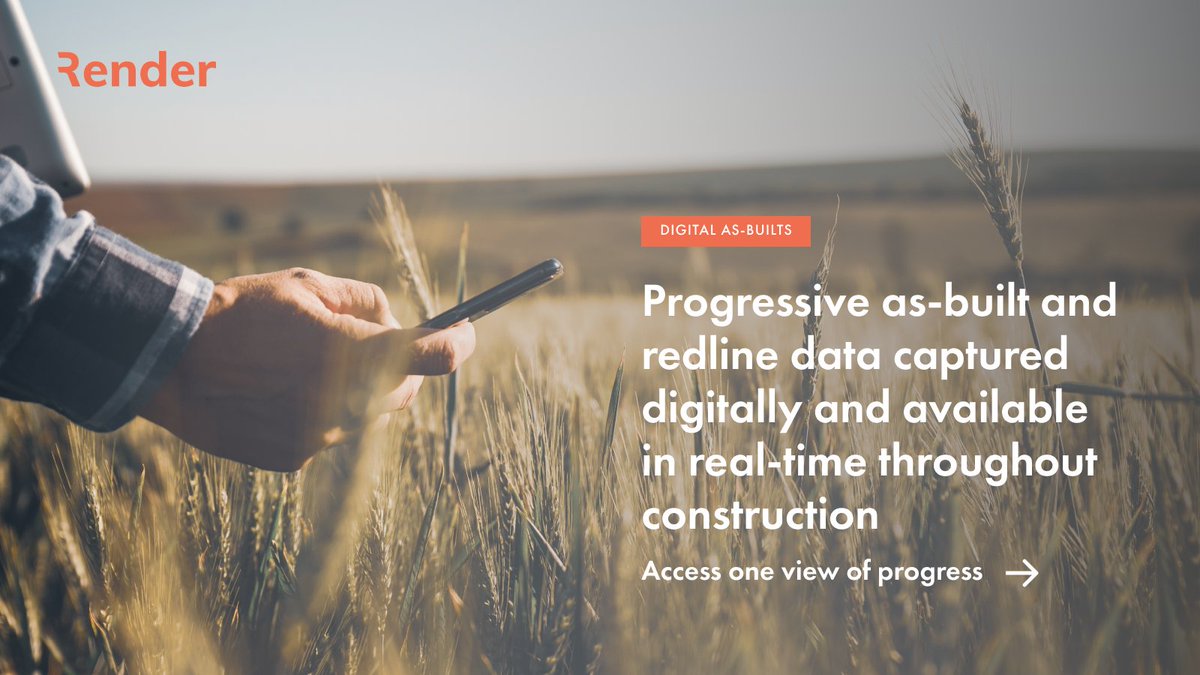 RenderNetworks's tweet image. Traditionally, project teams waste weeks deciphering redlined documents for manual entry into engineering systems. 

Render&apos;s digital redline and as-builts update GIS records directly and in real-time. Just another way we #buildnetworksbetter: bit.ly/hello-render