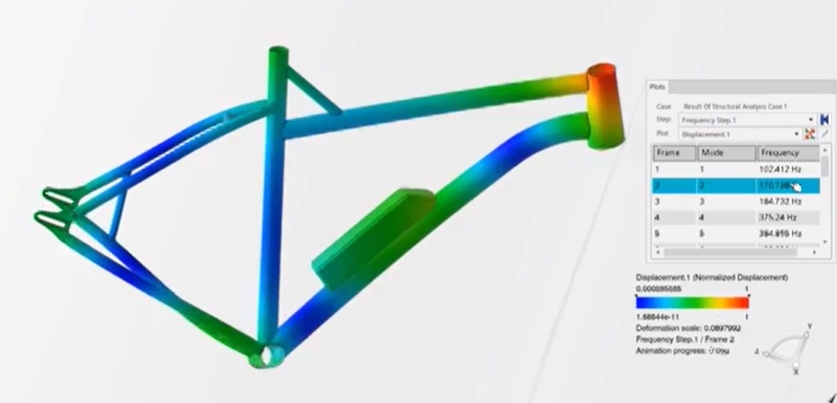 3DS_SIMULIA's tweet photo. Watch this! A recent three-part video series demonstrates how the 3DEXPERIENCE platform can be used to model a bicycle frame with Automated FEM. https://t.co/KqW9MKIrOf https://t.co/RIOi6xatQ6