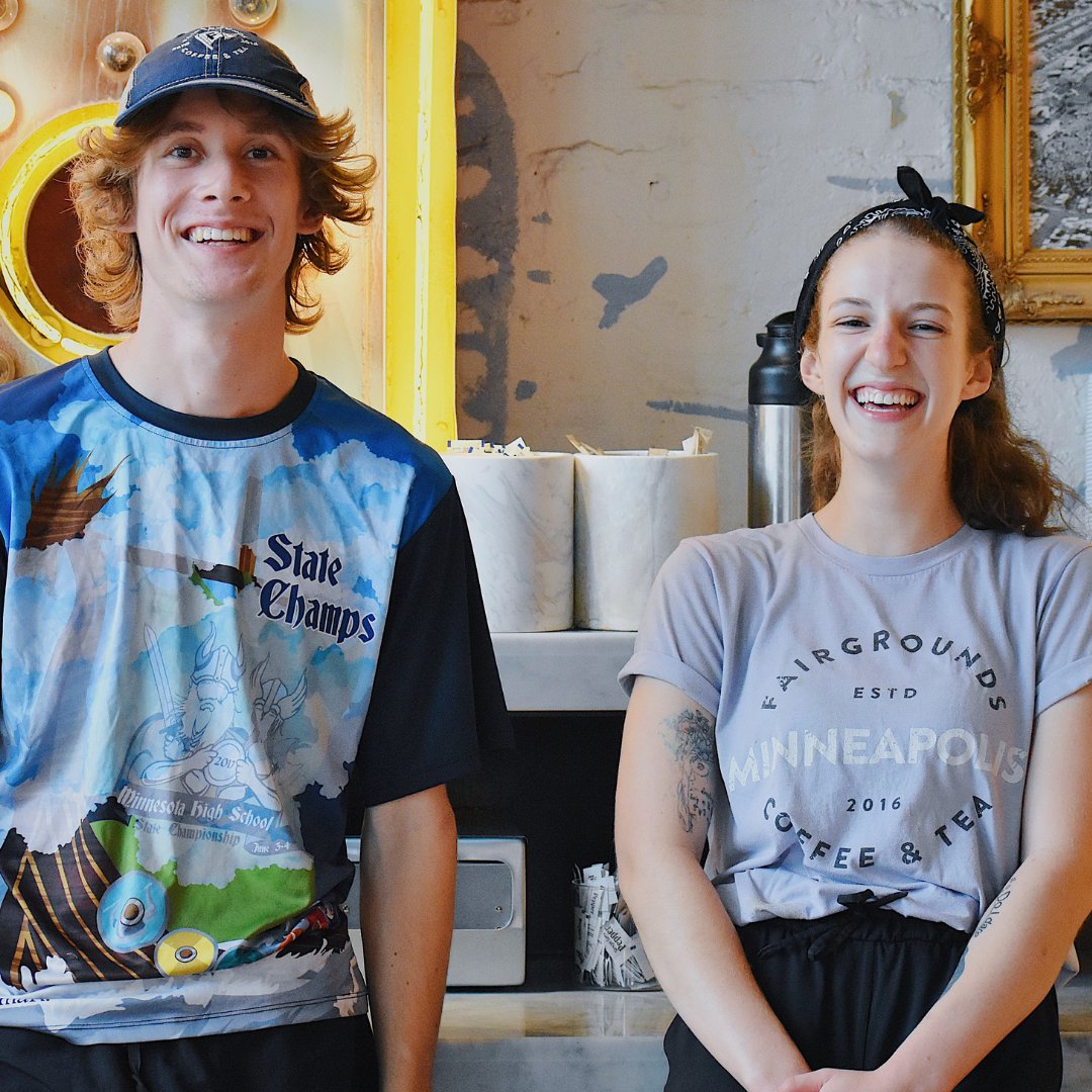 ourfairgrounds's tweet photo. Happy Monday from the Fairgrounds team. Come on by and say hello!
#ourfairgrounds #mondayvibes #coffeemondays #dreamteam #northloop https://t.co/u1bMviHxdc