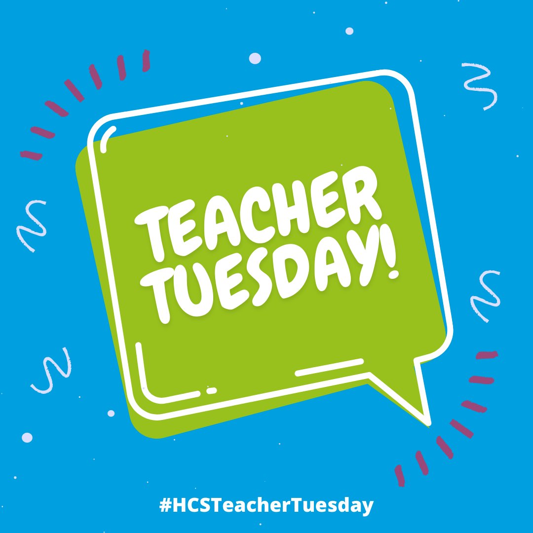 Tomorrow is Teacher Tuesday! Celebrate yourself or another great HCS educator by posting a photo using #HCSTeacherTuesday and we will share them across our social platforms!