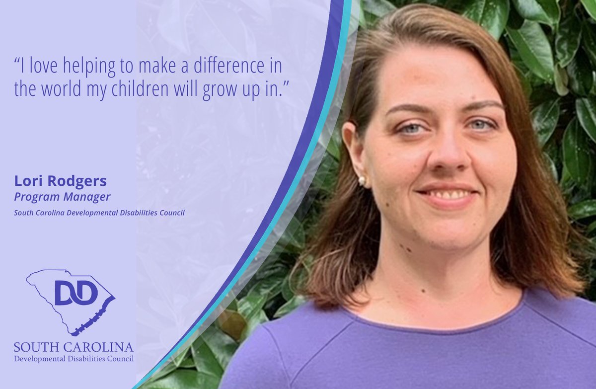 SCDDCouncil's tweet photo. Meet South Carolina Developmental Disabilities Council's Program Manager Lori Rodgers. Check out what Lori has to say about working for #SCDDC! https://t.co/ciFBUYbIXi