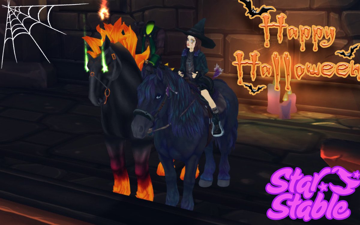 Roblox_Lady_M's tweet image. Love love the Halloween event on Star Stable!! @StarStable