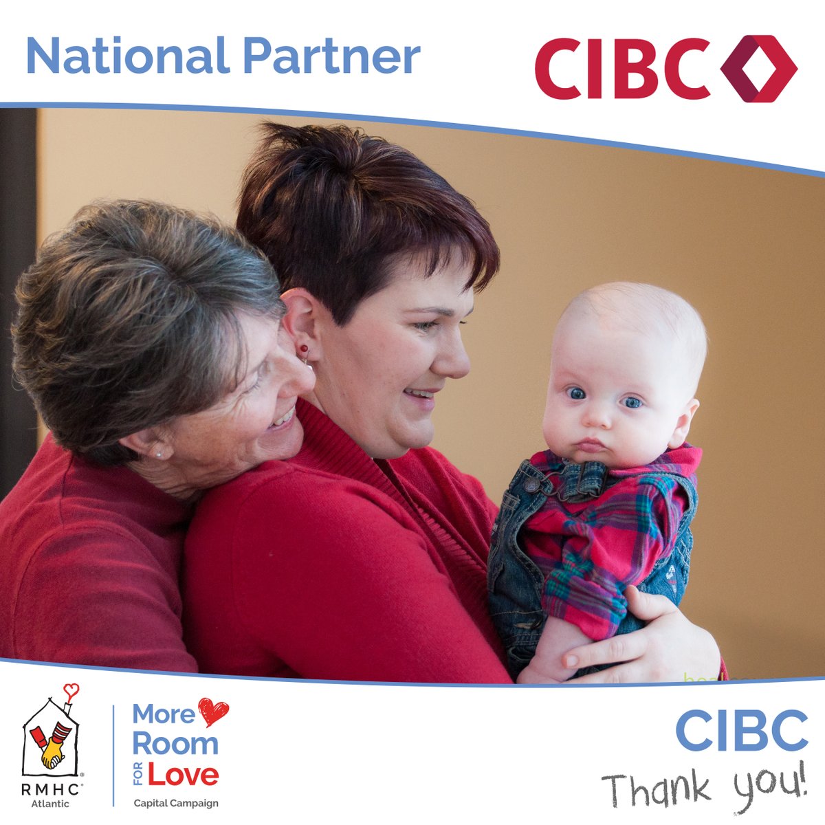 Thank you to our friends &amp; <a href="/RMHCCanada/">RMHC Canada</a> National Partners <a href="/cibc/">CIBC</a>!

The continued support  of CIBC and our National Supporters helps ensure that RMHC families from across Canada have a place to call "home" while traveling for their sick child's hospital care.

#KeepingFamiliesClose