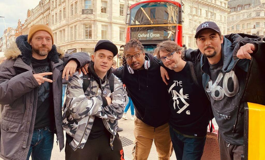 Koaste's tweet photo. Been about 25+ years since our last meetingβ¦ 360 Physicals on a London link up. π #360Physicals #Koaste #KillaKela #Maverick #EZ3 #JonnyVirgo https://t.co/dIPZn2dHyw https://t.co/Angf1Odndl