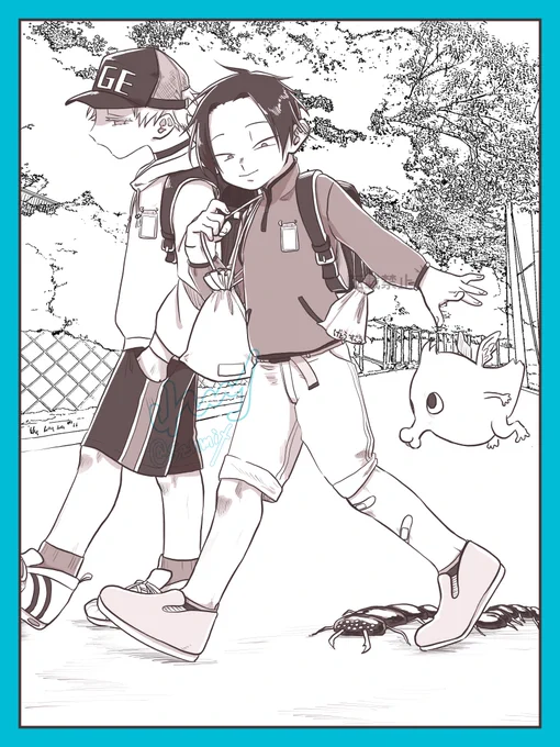 ショタ×ショタの五夏👦🧢🎒🤞

生まれて初めて謝った悟くんと、負けず嫌いで沸点が低いのは生まれつきな傑くん 