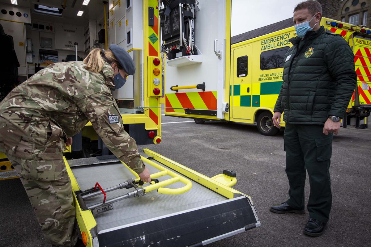 Sailors are joined by RAF personnel on this mission