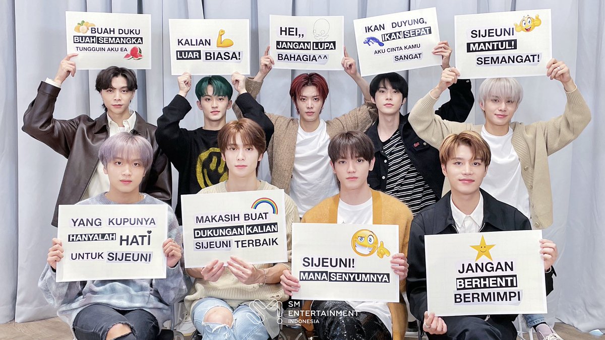 SMTOWN_Idn's tweet photo. Jangan lupa share foto kamu dengan motivasi favorit kamu dan gunakan hashtag #SMangatNCTzen ya!

#NCT127 #NCT127_Favorite 
#Favorite https://t.co/cTDWvmmDf0