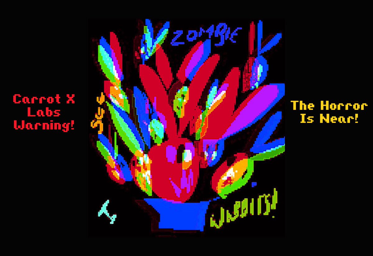 FarQWho's tweet image. Hello Win! 🤫 #ZombieWabbits 

#halloween2021 #artonstacks #NFTCommunity #NFTCollector