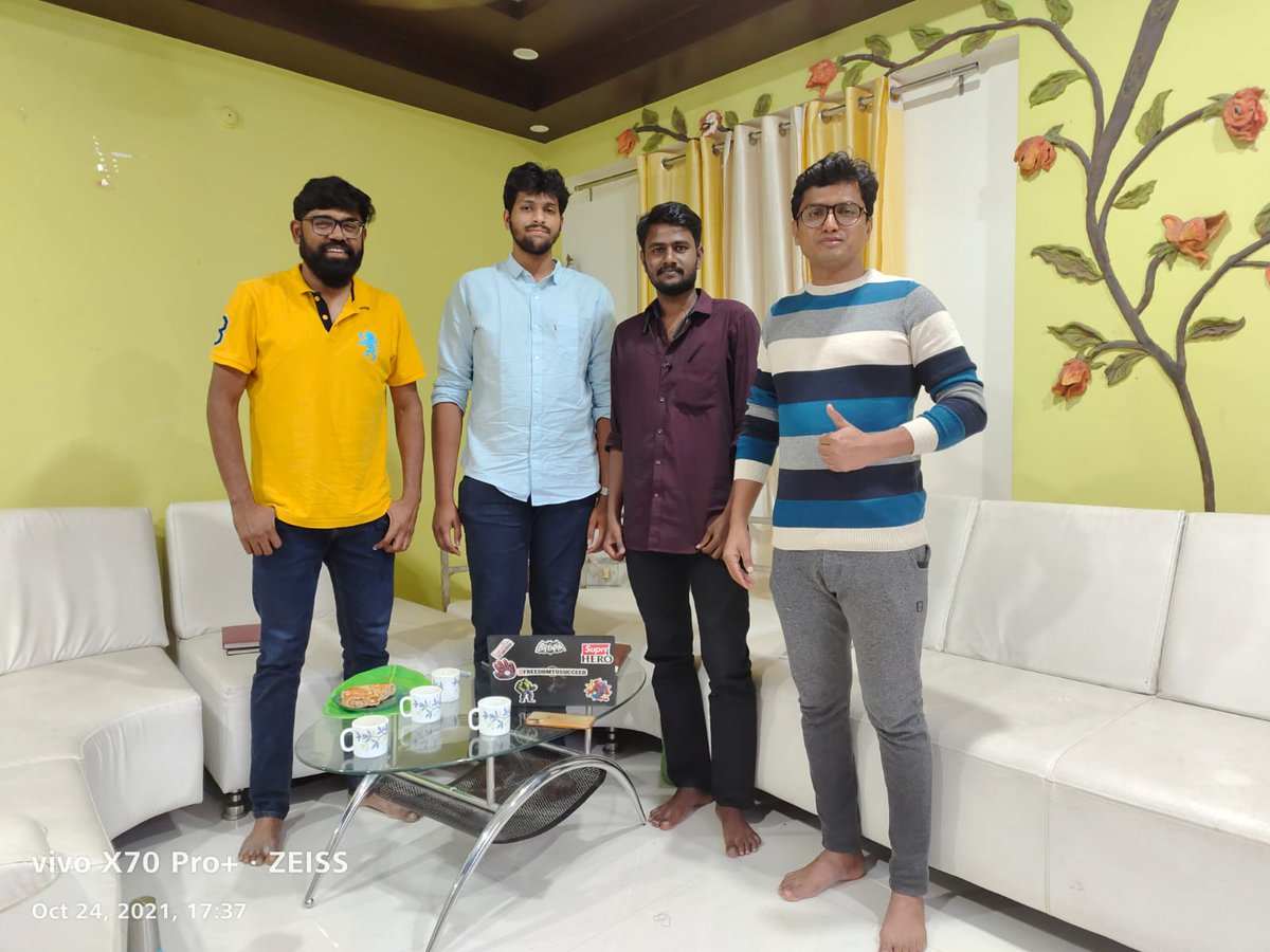 sselvan's tweet image. MOCH 24th Oct Sunday 3rd Meeting

@RaviSpy1836 @Kommupraneeth @yeshwantballa

Agenda: Possible #BicycleLanes in #Hyderabad and its related technicalities. Great progress! Thanks

If you want to be part of this team or any suggestions on #ResetHyderabadWithCycling, please ping me