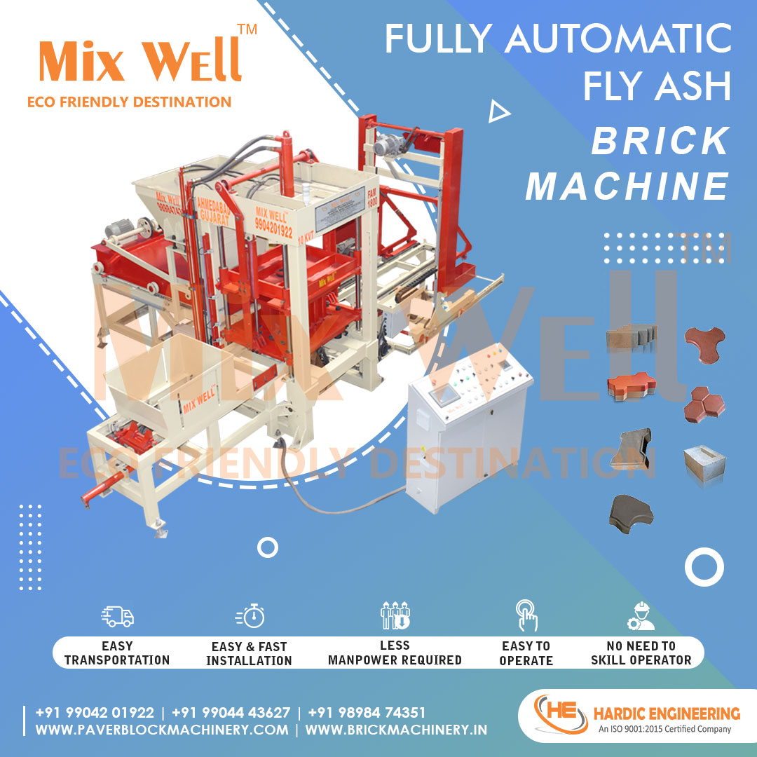 hardic_panchal's tweet photo. Fully Automatic Fly-Ash Brick Making Machine
फ्लाई ऐश की ईंटे बनाने का मशीन
#Flyashbrickmakingmachine #Paverblockmakingmachine #BlockmakingMACHINE #CONCRETEblockmakingMACHINE #Pavingblockmakingmachine https://t.co/GnamV8EvuR