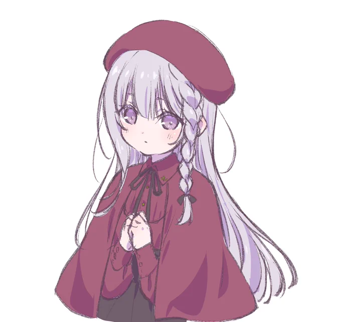 ケープブラウス 
