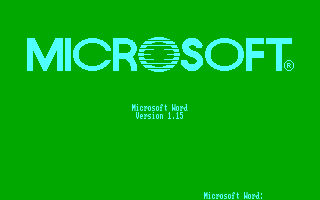 hitRECordJoe's tweet photo. Happy birthday to the original Microsoft Word.

It was released on October 25th, 1983. https://t.co/lfVOUwwiDg