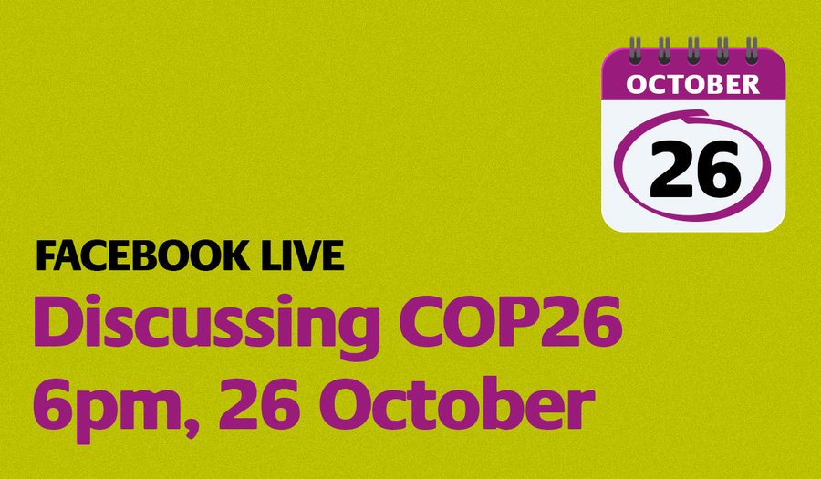 Join our online event this evening to discuss why the COP26 climate talks matter to PCS members and to plan for the Global Day of Action. You can join on Facebook Live or via Zoom.
bit.ly/COP26FBlive #cop26 #cop26glasgow #cop26uk #cop26coalition #globaldayofclimateaction