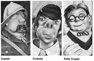 PeterFandom's tweet photo. Good morning Twitter 🌞
The Goons with their #TeleGoons. The Telegoons is a comedy puppet show, adapted from the highly successful BBC radio show #TheGoonShow. Produced for BBC television and first shown during 1963 and 1964. Two series of 13 episodes were made. https://t.co/wJTel1Z6Yk