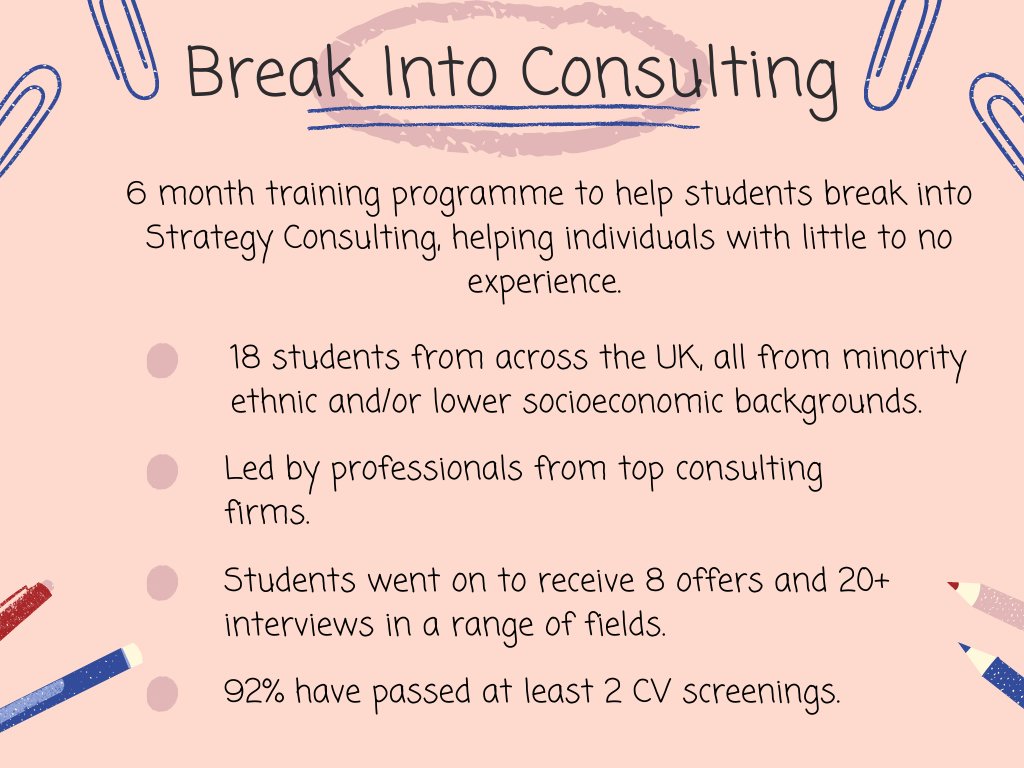 ignitenetwork_'s tweet photo. IGNITE Break Into Consulting Programme https://t.co/RknDlni5Iy