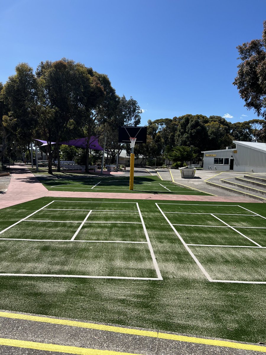 Just one way we have used Active Schools funding to improve our spaces for physical activity. In a joint venture with the secondary school we share campus space with, what once was a flood prone patch of gravel, now turned into a multitude of opportunities for physical activity!