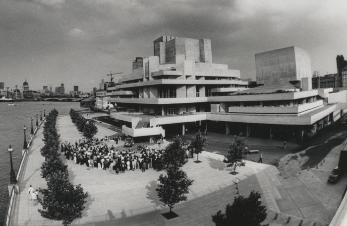On this day in 1976, the National Theatre was officially opened by The Queen. Sir Denys Lasdun's revolutionary Brutalist design gained Grade II listed status in 1994. The youngest building to receive this honour.