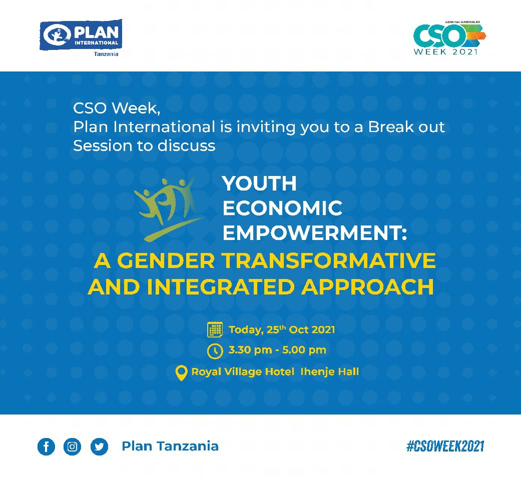 Plan_tanzania's tweet image. #csoweek2021 #AzakiNaMaendeleo #WikiYaAzaki2021
@sautiyavijana @nelicotz @owm_tz @dottanzania @tecdentaifa