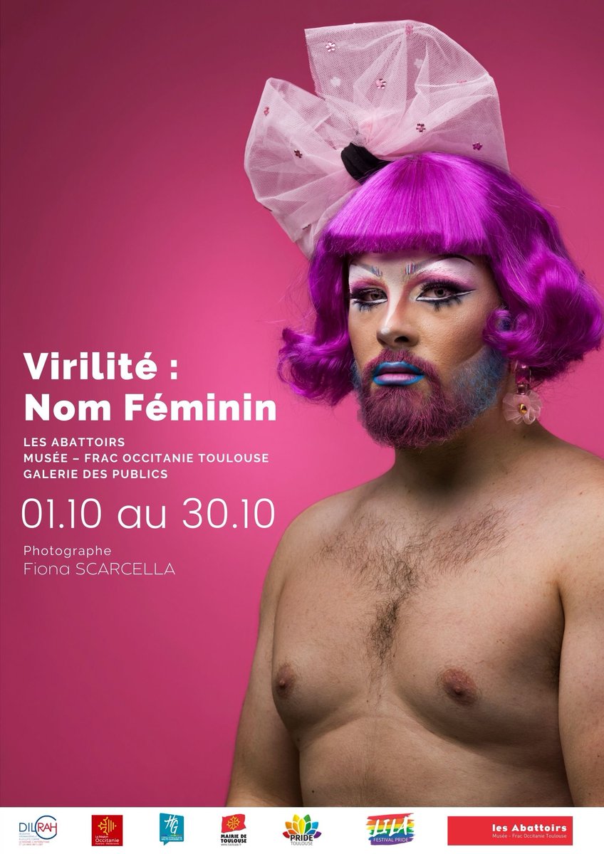 PRIDE Toulouse (@pridetoulouse) on Twitter photo 👋🏻 Cher.e.s ami.e.s,
👉🏻 C'est la dernière semaine pour profiter de l'exposition "Virilité : nom féminin" aux <a href="/lesabattoirs/">les Abattoirs</a> !
#LGBT #divetsite #festival #pridetoulouse #LGBTQIA #queer #lgbtfrance #lgbtpride #lgbtcommunity #dragking #dragqueen 👋🏻 Cher.e.s ami.e.s,
👉🏻 C'est la dernière semaine pour profiter de l'exposition "Virilité : nom féminin" aux <a href="/lesabattoirs/">les Abattoirs</a> !
#LGBT #divetsite #festival #pridetoulouse #LGBTQIA #queer #lgbtfrance #lgbtpride #lgbtcommunity #dragking #dragqueen