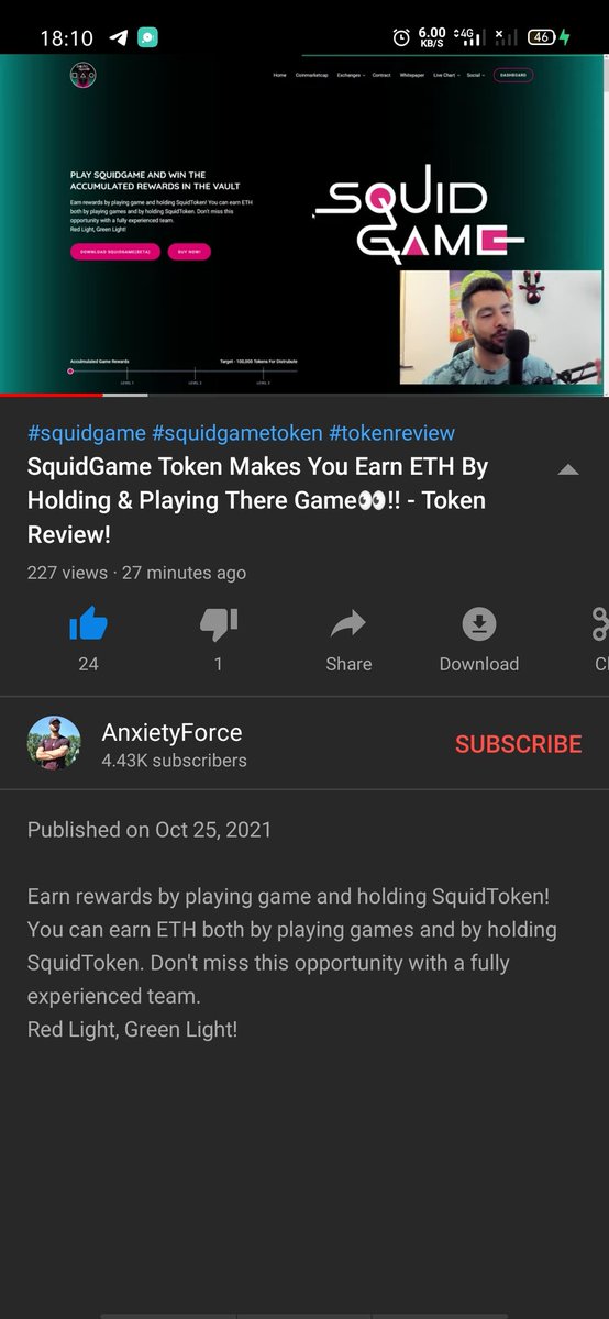 AhmadFa19422825's tweet photo. @CryptoWhale Buy this token squid game now https://t.co/fXWvecYuua