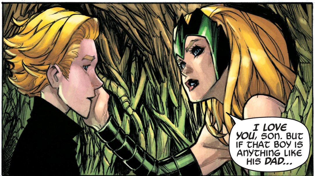 早坂よもぎ Strange Academy のアスガーディアンの双子に Captain Marvel の未来のネイモアとの子ども エンチャントレス 一年間で3人も子ども登場してたのか 別誌でも なんとなく子どもの扱い共通してる T Co 2zycqalooo Twitter