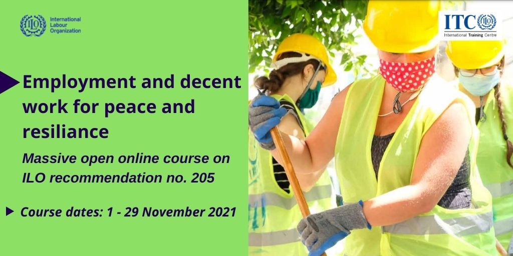 ILO_EMP_Policy's tweet image. Interested in a learning journey on policies, approaches, tools, and case studies for the promotion of #employment and decent work? Join this @ILO / @ITCILO online course! 
⏰ Hurry! Registration ends 31 October❗️
ℹ️ Course info here: bit.ly/3jyRwjb