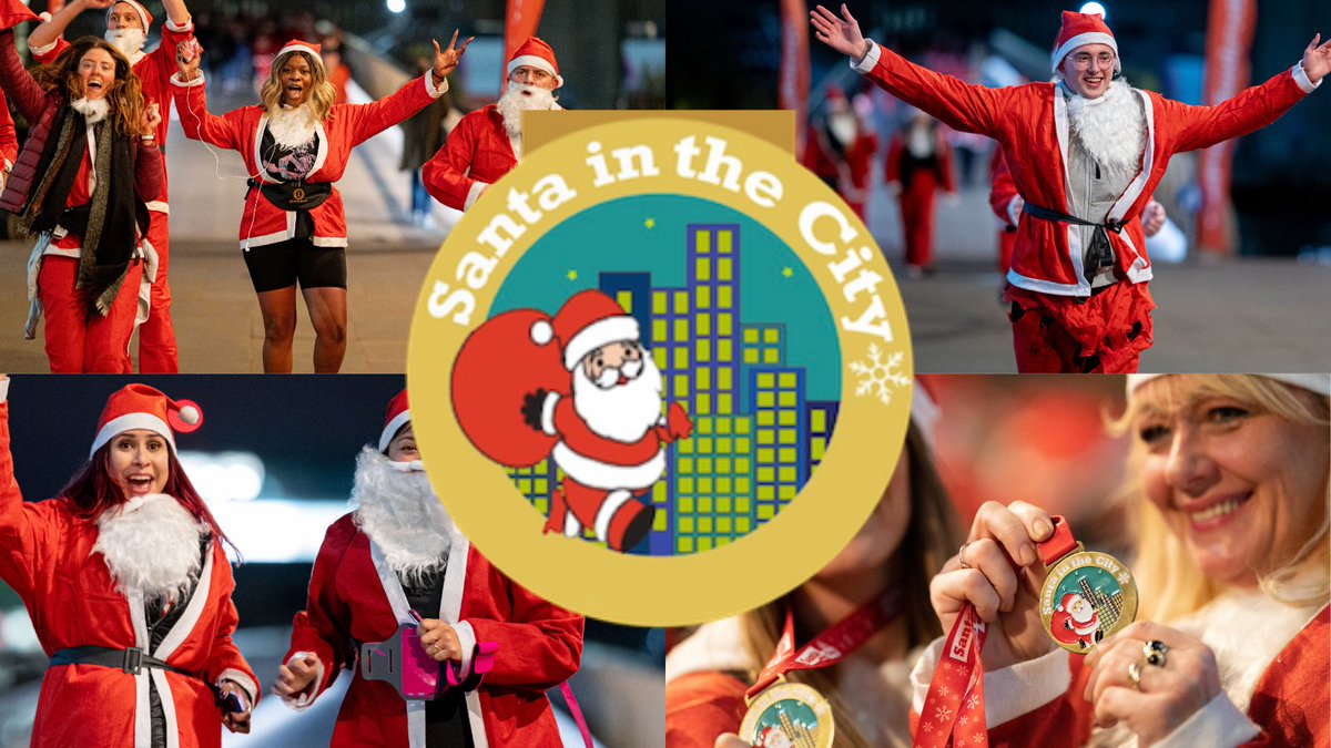 Santa in the City is back! Register today so you don't miss out on London's most iconic #SantaRun. This year it's taking place on 1st and 2nd December so there are no excuses for missing this fantastic event! santainthecity.co.uk