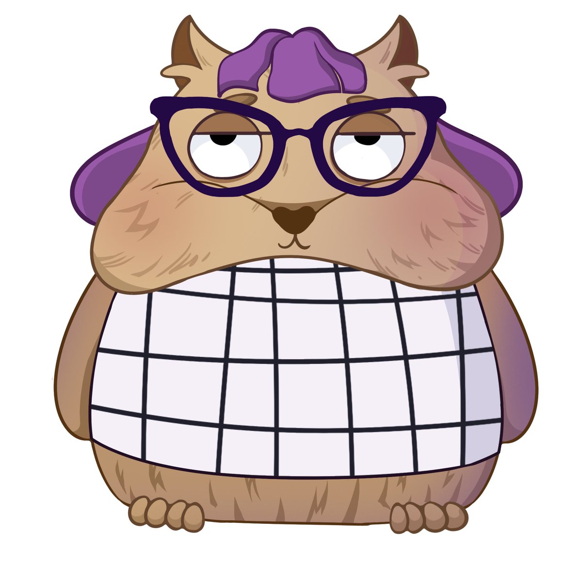 👋👋🐹🐹 OUR NEWEST #NFT! Say a big hi to DEBBIE DEAN! Debbie met Gina in one of her late night taxidermy classes, she now spends her days making 💵 stuffing people with Gerbalife #nftcreator #NFTartist #NFTCommunity #nftcollector #nftcollectibles