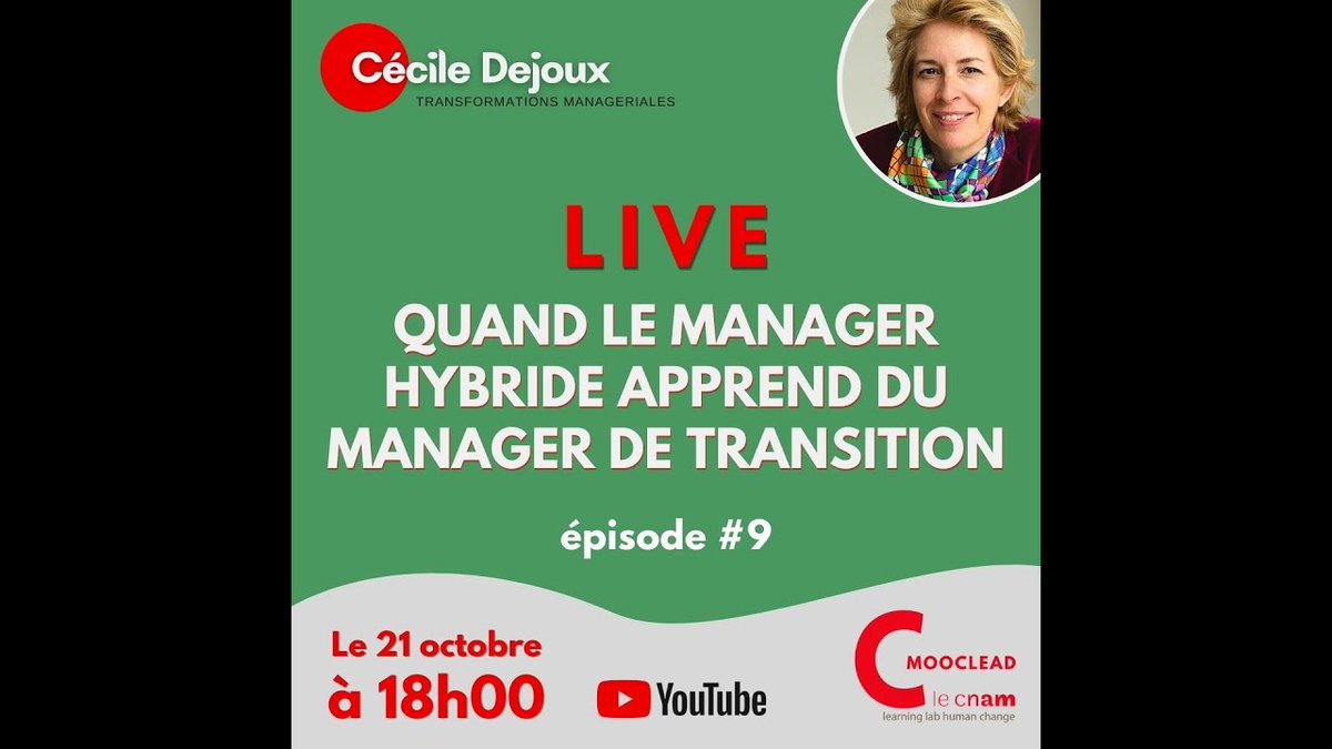 Mooclead's tweet photo. 🤯Vous avez malheureusement manqué le #live consacré au « #Manager #Hybdride et au Manager de #transition » ?
Pas de panique, un replay est disponible juste ici 👉https://t.co/FQ8VPq3NEv
@julhietsterwen @CornerstoneInc @RobertWaltersFR @LeCnam https://t.co/xrJnk70TVn