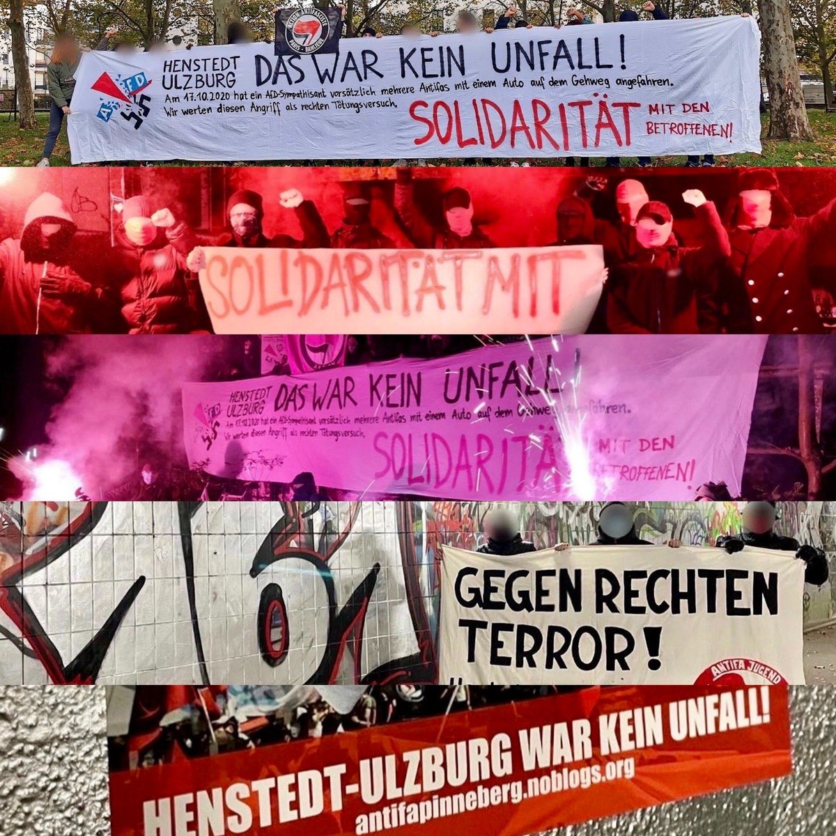 Woche der Solidarität mit den Betroffenen des rechten Tötungsversuch in Henstedt-Ulzburg: antifapinneberg.noblogs.org/post/2021/10/2… #Antifa #NoNazis #NoAfD #HenstedtUlzburg #Solidarität #RechtenTerrorStoppen #NoNazisSH #NoNazisHH