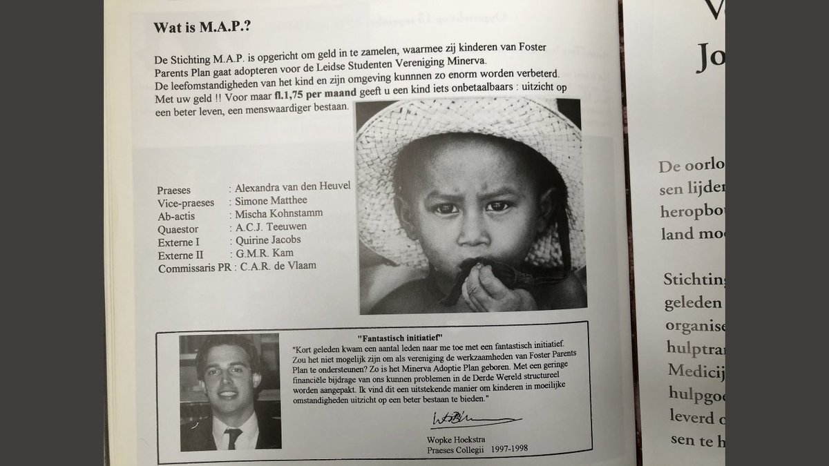 PlugHuig's tweet image. Onder Minerva-voorzitter Wopke Hoekstra werd in 97/98 het Minerva adoptieplan (MAP) ingevoerd, even later kwam Foster Parents in opspraak wegens fraude... Natacha Harlequin zat toen in het College voor de rechtspraak van Minerva! #feitjes