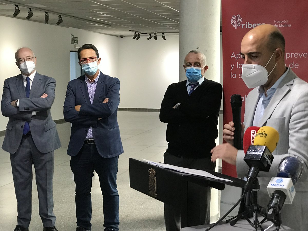 Hospital_Molina's tweet photo. #ExpressionofHope en #MolinadeSegura Comprometidos con las #EnfermedadesRaras.
🎙️@ciudaddeciencia: "A través de la investigación en nuestra Cátedra @UCAM y de proyectos como éste, damos visibilidad a enfermedades poco frecuentes".
https://t.co/glV6zKnTck https://t.co/oSkpUwE4Qw