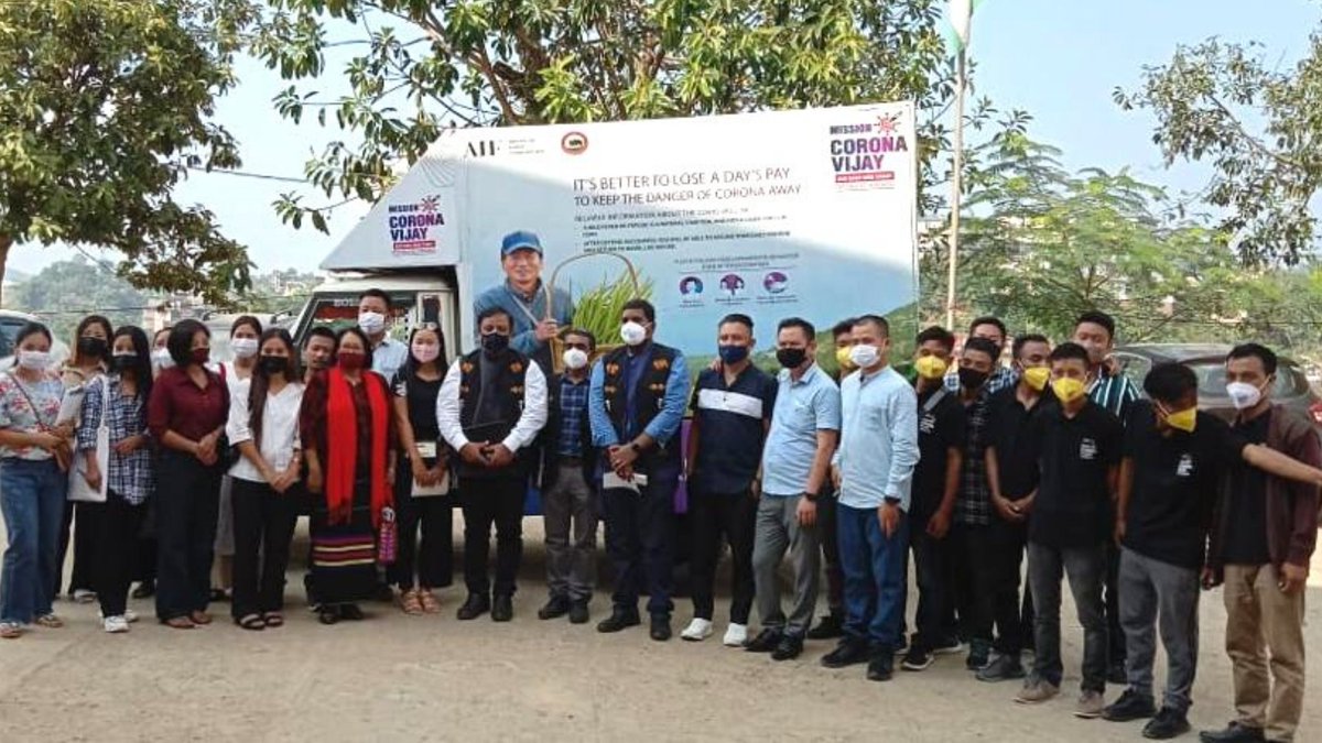 AIF's #MissionCoronaVijay takes-off in the #Mon district of #Nagaland. A land of the Konyak Nagas - most traditional of the sixteen Naga tribes, Mon is the northernmost part of the northeast and the third largest district of Nagaland bordering Myanmar.