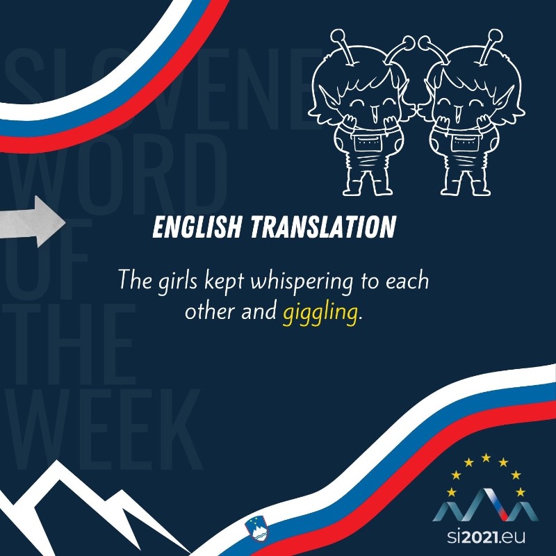 EUInterpreters's tweet photo. #HihitatiSe is our #SloveneWordOfTheWeek 😆
Swipe 👉 to find out what it means 😄
Join us each Monday to learn a new word in Slovenian!
@EKvSloveniji @Europarl_SL @EU2021SI