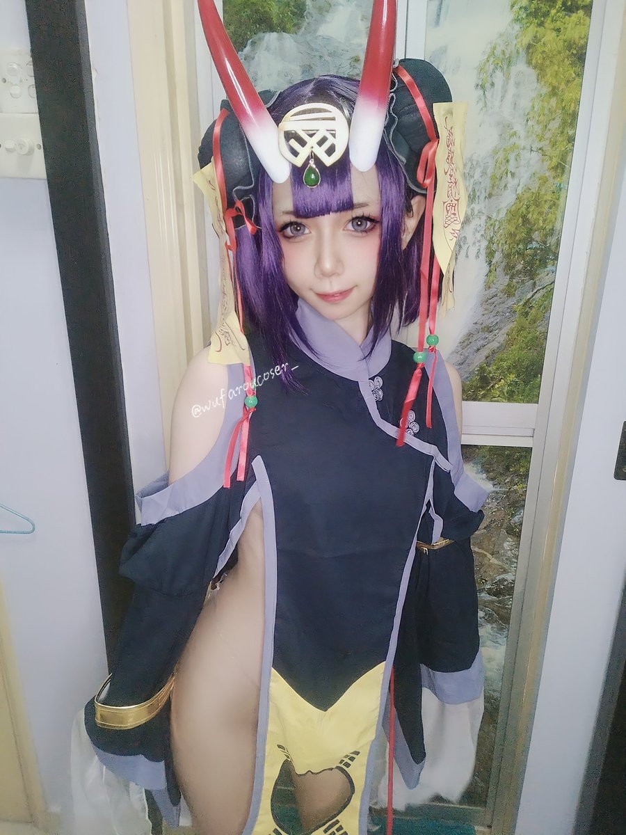 WuFaRouCoser_'s tweet photo. 酒吞🍶！
你们不可以色色

画家：@yuki90286

#酒吞 #shutendouji #shuten #FGO #cosplay https://t.co/dh2pFT8fFQ